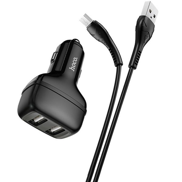 АЗП Hoco Z36 (2USB/2.4A) + MicroUSB 40797 фото