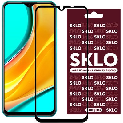 Захисне скло SKLO 3D для Xiaomi Redmi 9 / Poco M3 / Redmi 9T 37178 фото