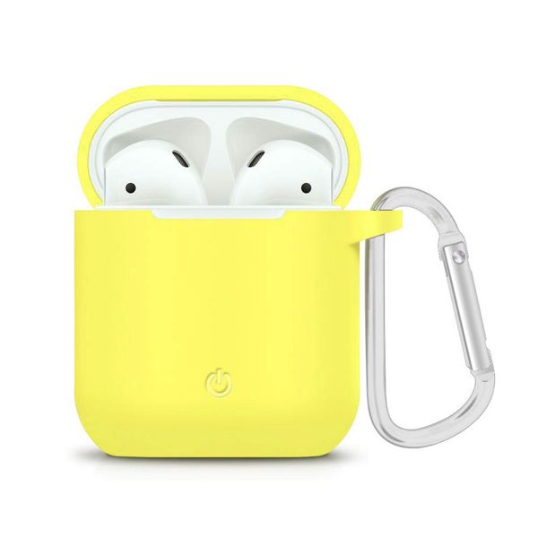 Силиконовый футляр с карабином для наушников AirPods 24875 фото