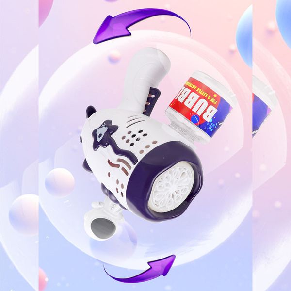 Пістолет з мильними бульбашками Astronaut Bubble Gun Music+50ml bottle (4хАА не входят в комплект) 70619 фото