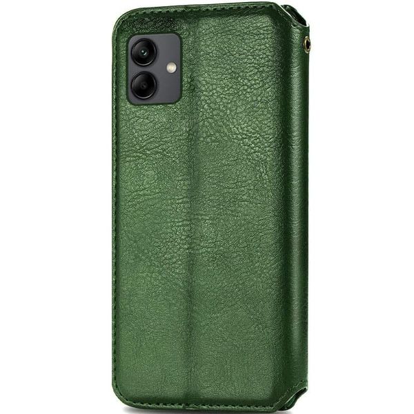 Кожаный чехол книжка GETMAN Cubic (PU) для Samsung Galaxy A05 66489 фото