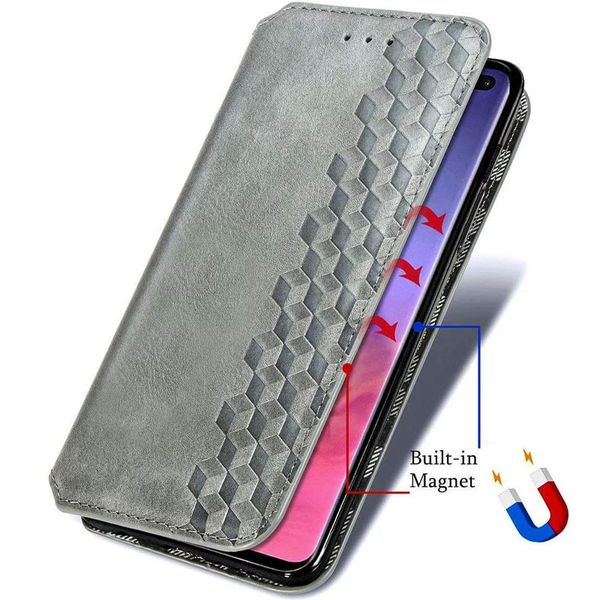 Кожаный чехол книжка GETMAN Cubic (PU) для Samsung Galaxy S21 FE 57549 фото