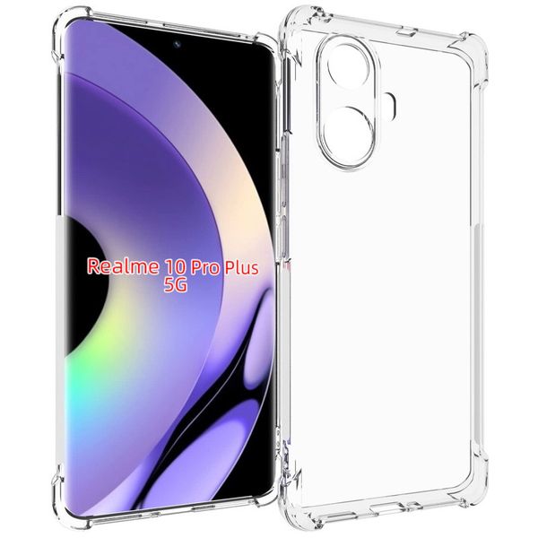 TPU чехол GETMAN Ease logo усиленные углы Full Camera для Realme 10 Pro+ 71755 фото