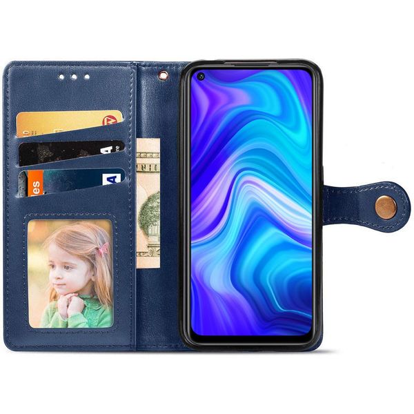 Кожаный чехол книжка GETMAN Gallant (PU) для Xiaomi Redmi Note 9 / Redmi 10X 36699 фото