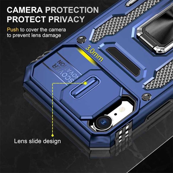 Ударопрочный чехол Camshield Army Ring для Apple iPhone XR (6.1") 68267 фото