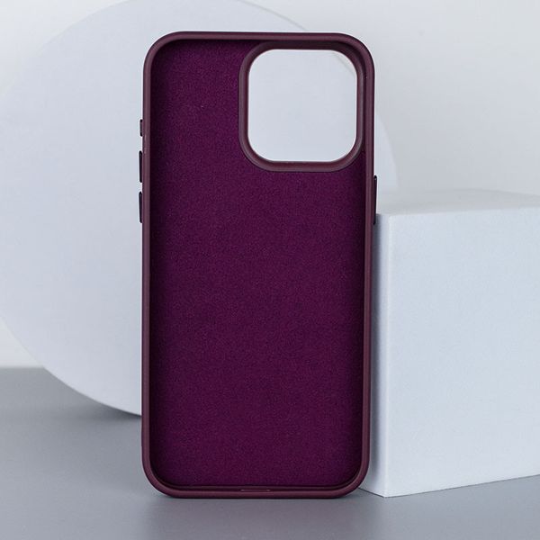 Кожаный чехол Bonbon Leather Metal Style with MagSafe для Apple iPhone 11 (6.1") 65452 фото