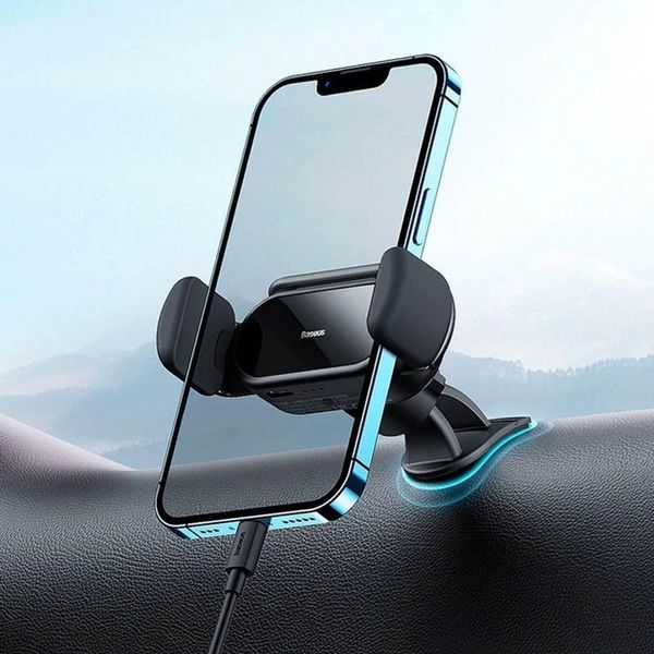 Автотримач Baseus Steel Cannon pro Solar Electric Car Mount (SUGP010001) 66004 фото