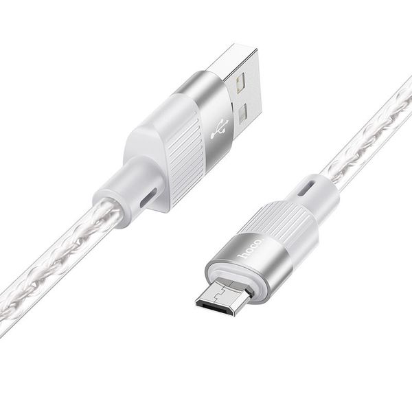 Дата кабель Hoco X99 Crystal Junction USB to MicroUSB (1m) 66113 фото