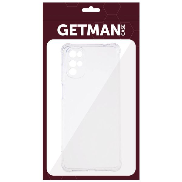 TPU чехол GETMAN Ease logo усиленные углы Full Camera для Motorola Moto G22 71757 фото