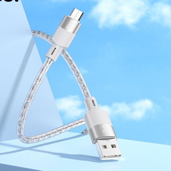 Дата кабель Hoco X99 Crystal Junction USB to MicroUSB (1m) 66113 фото