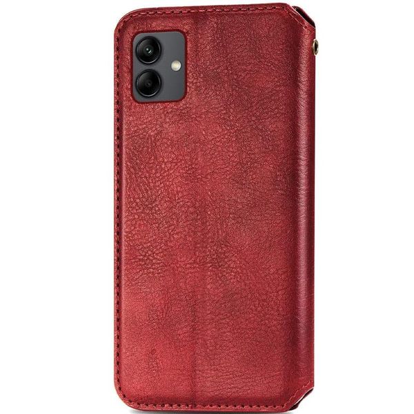 Кожаный чехол книжка GETMAN Cubic (PU) для Samsung Galaxy A04 58067 фото