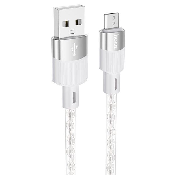 Дата кабель Hoco X99 Crystal Junction USB to MicroUSB (1m) 66113 фото