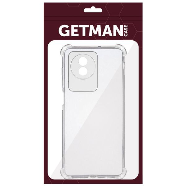 TPU чехол GETMAN Ease logo усиленные углы Full Camera для Vivo Y02 71849 фото