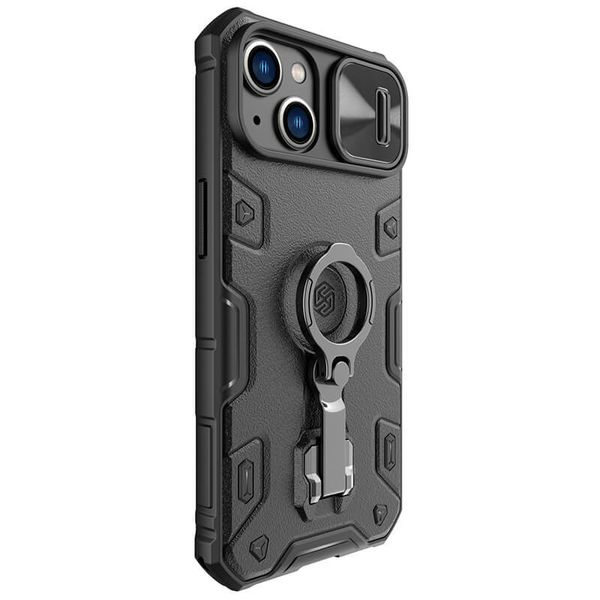 TPU+PC чохол Nillkin CamShield Armor Pro no logo (шторка на камеру) для Apple iPhone 14 / 13 (6.1") 56009 фото