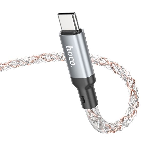 Дата кабель Hoco U112 Shine 2.4A USB to Type-C (1m) 69099 фото