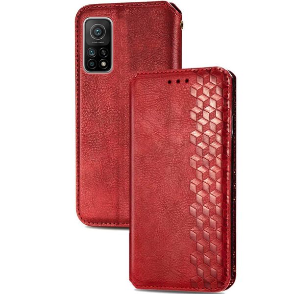 Кожаный чехол книжка GETMAN Cubic (PU) для Xiaomi Mi 10T / Mi 10T Pro 40672 фото