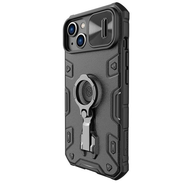 TPU+PC чохол Nillkin CamShield Armor Pro no logo (шторка на камеру) для Apple iPhone 14 / 13 (6.1") 56009 фото