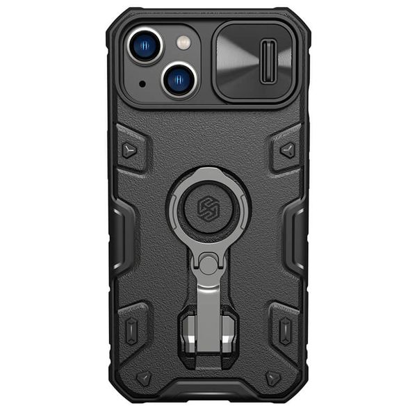 TPU+PC чохол Nillkin CamShield Armor Pro no logo (шторка на камеру) для Apple iPhone 14 / 13 (6.1") 56009 фото