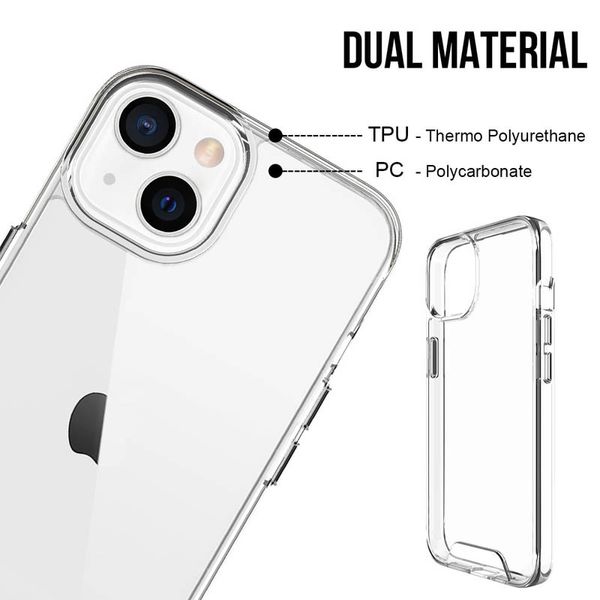 Чохол TPU Space Case transparent для Apple iPhone 14 (6.1") 55673 фото