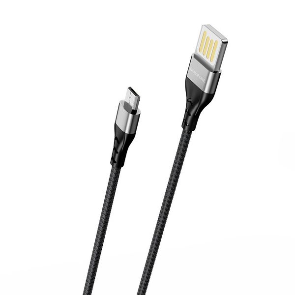 Дата кабель Borofone BU11 Tasteful USB to MicroUSB (1.2m) 57048 фото