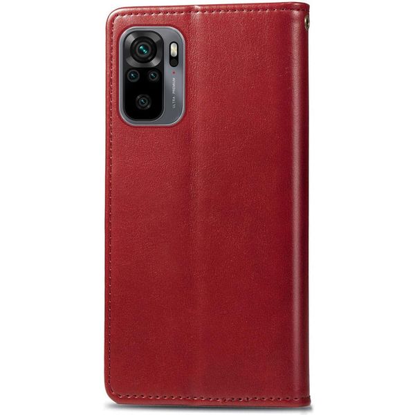 Кожаный чехол книжка GETMAN Gallant (PU) для Xiaomi Redmi Note 10 / Note 10s 43340 фото