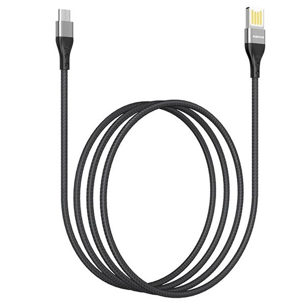 Дата кабель Borofone BU11 Tasteful USB to MicroUSB (1.2m) 57048 фото