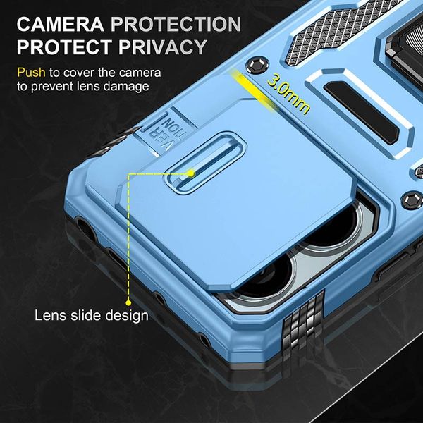 Ударопрочный чехол Camshield Army Ring для Xiaomi Poco X6 Pro 72806 фото