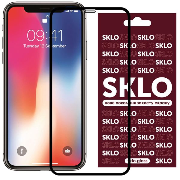 Захисне скло SKLO 3D для Apple iPhone 11 Pro / X / XS (5.8") 35432 фото