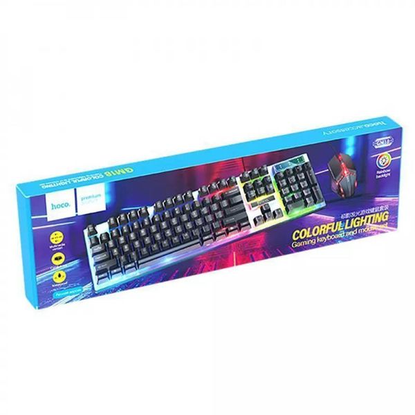 Игровая клавиатура + мышь Hoco GM18 Luminous 64599 фото