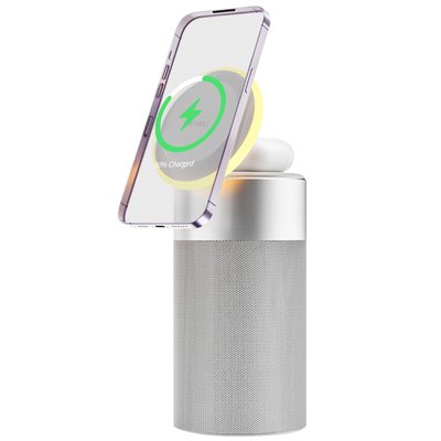 БЗУ WIWU Wi-W022 3 in 1 Wireless Charger+Bluetooth Speaker 68523 фото