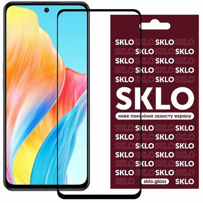 Захисне скло SKLO 3D для Oppo A98 66199 фото