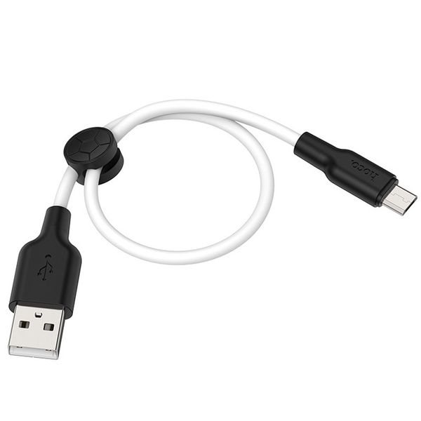 Дата кабель Hoco X21 Plus Silicone MicroUSB Cable (0.25m) 33968 фото