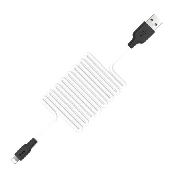 Дата кабель Hoco X21 Plus Silicone Lightning Cable (2m) 35213 фото