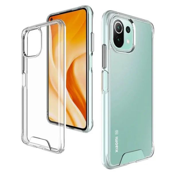 Чохол TPU Space Case transparent для Xiaomi Mi 11 Lite 66974 фото