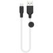 Дата кабель Hoco X21 Plus Silicone MicroUSB Cable (0.25m) 33968 фото 1