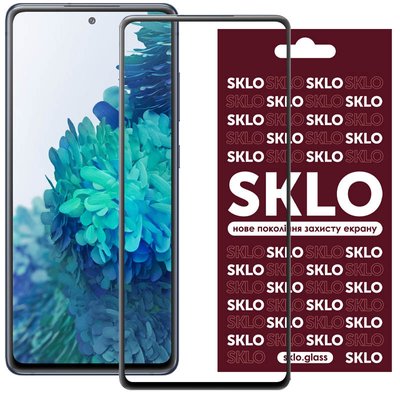 Захисне скло SKLO 3D для Samsung Galaxy S21 FE 55820 фото