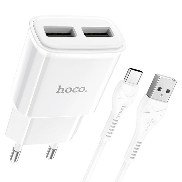 МЗП HOCO C88A (2USB/2.4A) + Type-C 55840 фото