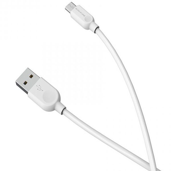 Дата кабель Borofone BX14 USB to MicroUSB (1m) 60116 фото