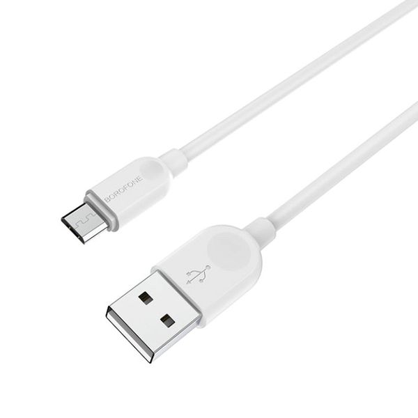 Дата кабель Borofone BX14 USB to MicroUSB (1m) 60116 фото