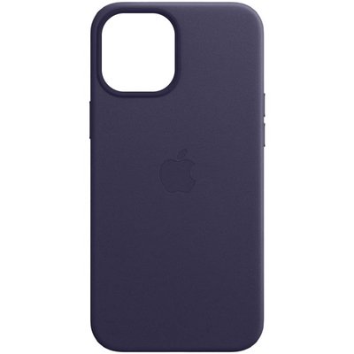 Шкіряний чохол Leather Case (AAA) with MagSafe для Apple iPhone 12 Pro / 12 (6.1") 47068 фото