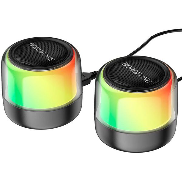 Bluetooth колонка Borofone BP12 Colorful BT wired 2-in-1 computer speaker 64317 фото