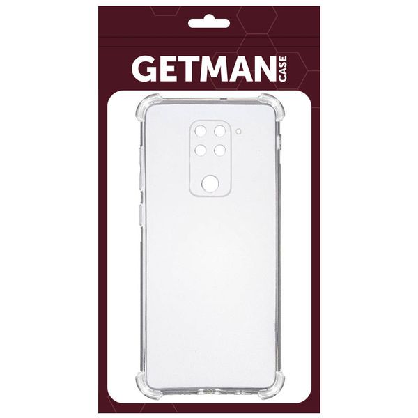 TPU чохол GETMAN Ease logo посилені кути Full Camera для Xiaomi Redmi Note 9 / Redmi 10X 71685 фото