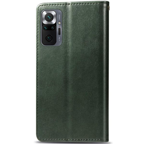 Кожаный чехол книжка GETMAN Gallant (PU) для Xiaomi Redmi Note 10 Pro / 10 Pro Max 43341 фото