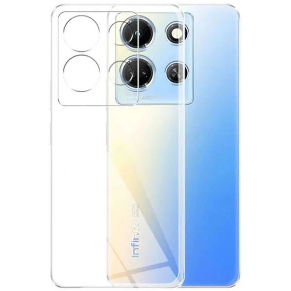 TPU чехол Epic Transparent 1,5mm Full Camera для Infinix Note 30 Pro NFC (X678B) 67786 фото