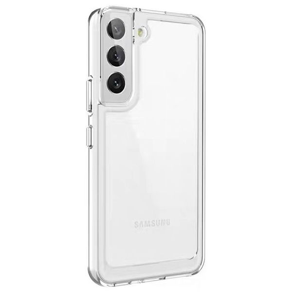 Чохол TPU+PC Clear 2.0 mm metal buttons для Samsung Galaxy S22+ 64224 фото