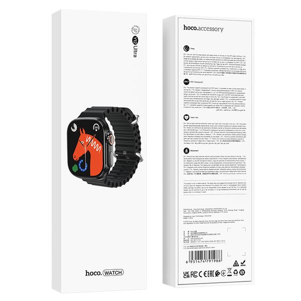 Смарт-годинник Hoco Smart Watch Y12 Ultra (call version) 62759 фото