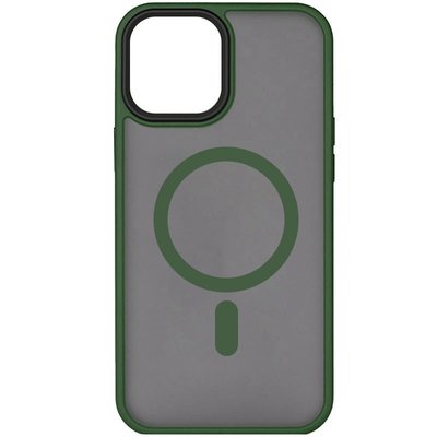 TPU+PC чохол Metal Buttons with MagSafe для Apple iPhone 15 (6.1") 65609 фото