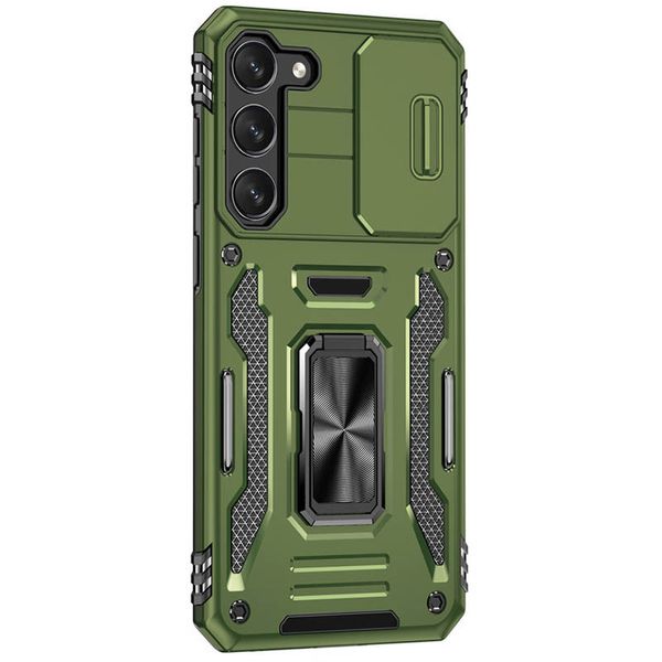 Ударопрочный чехол Camshield Army Ring для Samsung Galaxy S21 FE 66136 фото