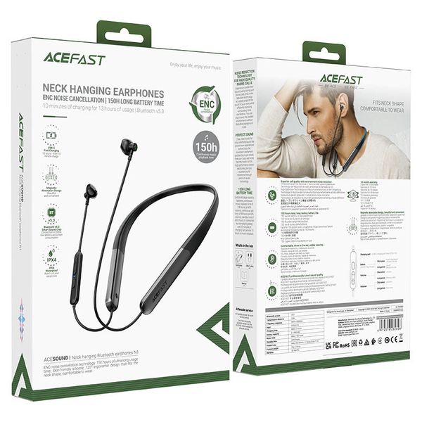 Bluetooth наушники Acefast N1 neck-hanging 69169 фото