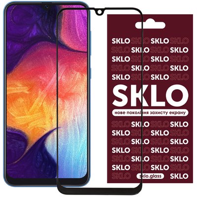 Захисне скло SKLO 3D для Samsung A20 / A30 / A30s / A50/A50s/M30 /M30s/M31/M21/M21s 35448 фото